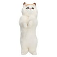 thumbnail image 2 of Plush Cat Model  Adorable Furry Cat Figurine Decor Simulated For Desks For Children, 2 of 7
