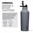 thumbnail image 2 of Botella de agua Corkcicle Sport Canteen con aislamiento de 950 ml Hammerhead, 2 of 5