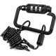 thumbnail image 4 of Motorcycle Helmet Lock , Secure Motorcycles Lock With 1.2m/4ft Cable , Mini Portable Anti-theft Resettable Lock for Your Motorbike, Bicycle, Luggage, 4 of 5