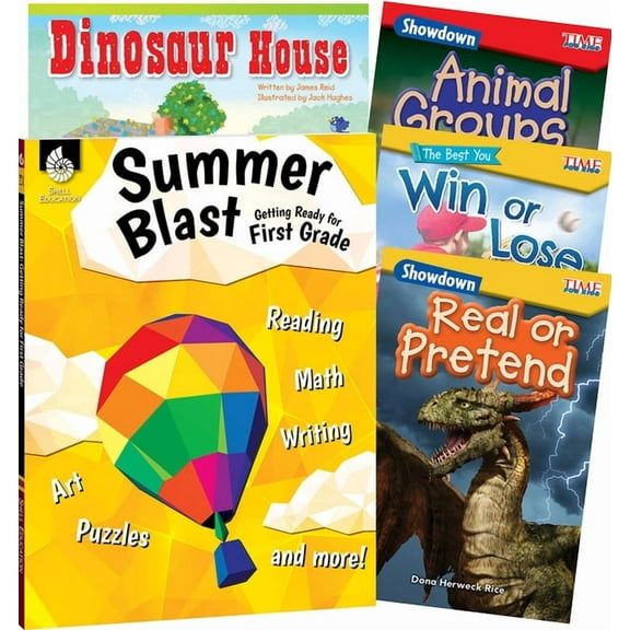 Learn-At-Home: Learn-At-Home: Summer Reading Bundle Grade 1: 5-Book Set (Other)