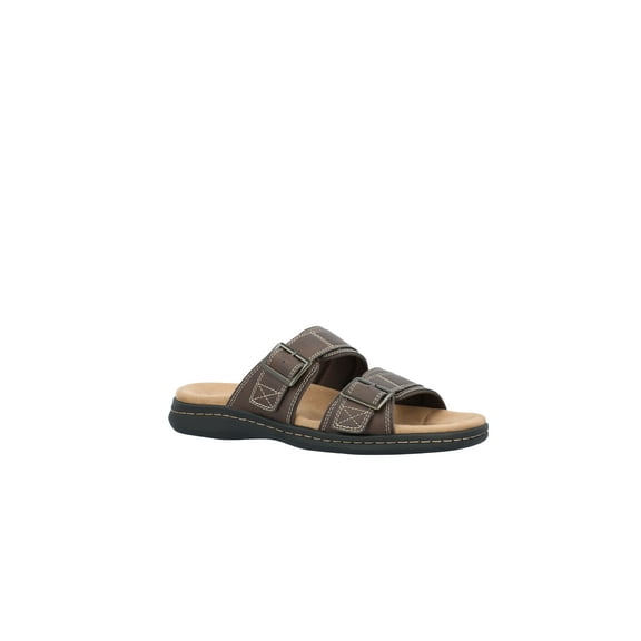 George Men's Marina Two Buckle Band Comfort Slide Sandals, Sizes XS-3XL