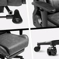 GTRACING Gaming Chair with Footrest Ergonomic Reclining Leather Chair