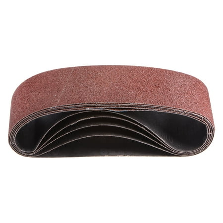 

Uxcell 5 Packs Sanding Belts 3 x 21 Inch Belt Sander Paper 60 Grit Aluminum Oxide Sandpaper for Polishing Wood Metal