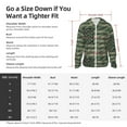 thumbnail image 5 of Uemuo Jungle Green Camo USA Flag Pattern Women's Full Zip UPF 50+ Sun Protection Hoodie Jacket Long Sleeve Sun Shirt Hiking Outdoor Performance with Pockets-Medium, 5 of 9
