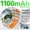 Silvery Orange Silicone Band, variant on 2026 Men Smart Watch, 1.7" HD Screen, 1100mAh Battery 90 Days Standby, Compass LED Flashlight Wireless Calls, 200+ Watch Faces 120+ Sport Modes Fitness Tracker for iPhone