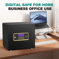 thumbnail image 4 of SYSENFO 1.5 Cuft Safe Box, Digital Keypad Home Security Safe With Fireproof Waterproof Bag & Adjustable Shelf, 4 of 11