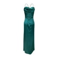 thumbnail image 2 of Vedolay Plus Size Dress Women's Formal Summer Dress Spaghetti Strap Sleeveless High Waist Beach Long Maxi Sun Dresses,Green XL, 2 of 5