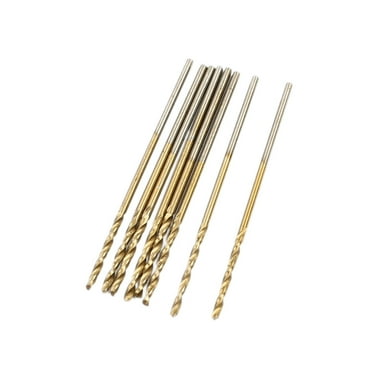 Unique Bargains 10 Pieces 1mm Dia Twist Drill Bit with Straight Shank