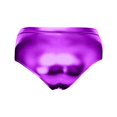 thumbnail image 5 of Women's High Waisted Metallic Booty Shorts,Rave Dancing Hot Pants,Clubwear with Elastic Waist for Summer Parties, 5 of 6