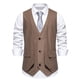 thumbnail image 1 of pstuiky Camisetas sin mangas para hombre, Blusa sin mangas con botones y bolsillos estilo retro para hombre Camisas para hombres xxl, 1 of 9