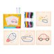 thumbnail image 2 of Kit de Material DIY Montessori juguetes juegos de bordado de madera No tóxico para niños niñas, 2 of 8