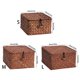 thumbnail image 3 of Woven Basket With Removable Top Candy Holder Sustainable Wicker Organizer for Snacks Household Accessory L, 3 of 4