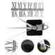 thumbnail image 3 of 1 Juego de Kit de movimiento de reloj de pared DIY Kit de movimiento de reloj de mesa DIY conjunto de movimiento de reloj de reparación, 3 of 6