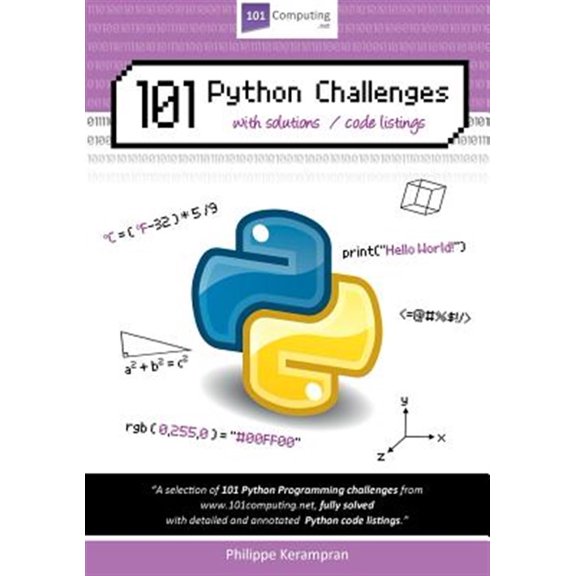 Pre-Owned 101 Python Challenges with Solutions / Code Listings (Paperback)