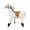 Type B, Ride on Horse W/Reins & Hat (White), variant on Wanan Ride on Unicorn on Toys, Unicorn Ride on for Girls 4 to 8 Years, Ride on Horse Unicorn Toys, Unicorn Rider Mechanical Walking Action, Max Load 165 LBS, No Battery or Electricity