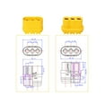 thumbnail image 2 of 5 Pair MR60 Connector Plug Female Male 3.5mm Bullet Power Plugs Connector for RC Model Motor ESC Connection, 2 of 9
