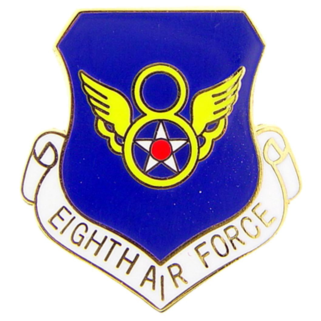 U.S. Air Force 8th Air Force Shield Pin 1