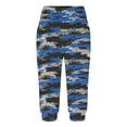 thumbnail image 3 of Generic Women's Plus Size Capris Pants Camo Print Elastic Waist Joggers Pants with Pockets, 3 of 6