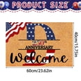 thumbnail image 3 of Coconut Coir Doormat 250th Anniversary 1776 To 2026 Patriotic Decoration For Front Porch Outdoor Entrance, 3 of 8