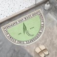 thumbnail image 3 of Youkk Bathroom Rugs Water Absorbent Floor Bath Mat Carpet Windbell Semicircle 40x60cm 1Set, 3 of 6