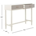 thumbnail image 6 of SAFAVIEH Estella Modern 2 Drawer Console Table, White, 6 of 15