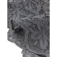 thumbnail image 5 of INSPIRE CHIC Valentine's Day Women's Shrugs Floral Lace Cardigan 3/4 Sleeves Sheer Cover Up Top XS Dark Gray, 5 of 6