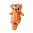 thumbnail image 4 of Estuche de peluche, bolsa de peluche, portalápices multiusos, estuche de maquillaje con cremallera tigre, 4 of 9