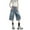 Grey_002, variant on Fgnfyis Women's Casual Pants Loose Fit Wide Leg Cropped Capri Trousers Comfortable Summer Spring Fall Everyday Wear Button Detail Button Front Pants for Women Blue M