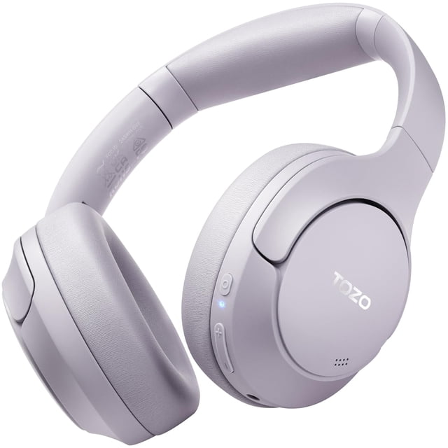 Auriculares TOZO HT2 Hybrid con cancelación activa de ruido morados