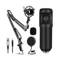 thumbnail image 1 of Condenser Microphone with V8S Live Sound Card(Optional)for Live Streaming,Singing,Gaming, 1 of 7