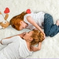 thumbnail image 2 of Softlife Ultra Soft Area Rugs, Fluffy Carpets for Bedroom Living Room Shaggy Floor Rug Home Decor Mats, 4' x 5.3' , Cream, 2 of 6