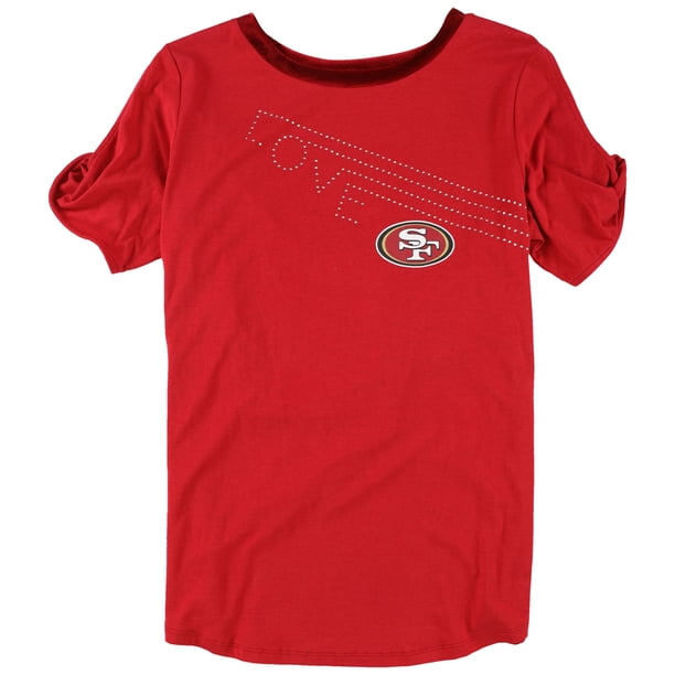 Camiseta Touch para mujer San Francisco 49ers adornada snf M