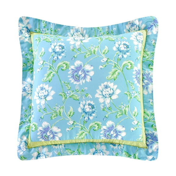 26" x 26" Vienta Floral Cotton Euro Pillow Sham