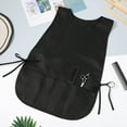 thumbnail image 5 of Pawsdot Black Polyester Hair Stylist Apron with Pocket for Barber and Cleaning, 5 of 7