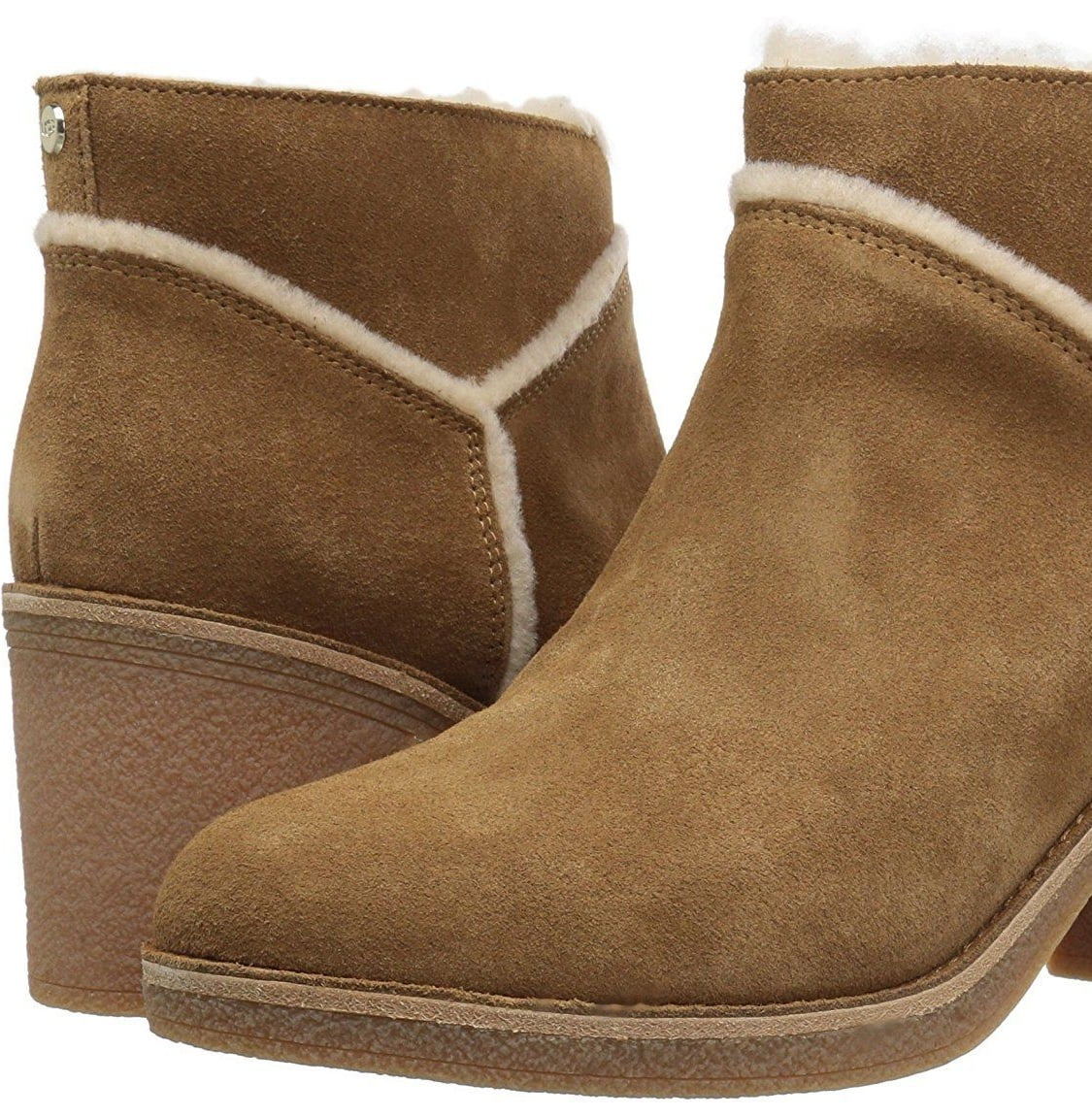 bootie block heels
