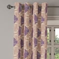 thumbnail image 3 of Ambesonne Grommet Curtain, , 50"x60", Dimgray Indigo Eggshell, 3 of 5