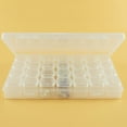 thumbnail image 4 of UDIYO Transparent 28 Compartment Nail Art Rhinestone Jewelry Decorations Storage Box, 4 of 5