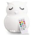 thumbnail image 3 of Bear Owl Shape LED Nursery Night Light Kids Baby Silicone Pat Color Change Lamp, 3 of 8