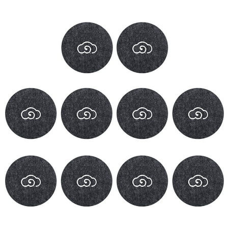 

Bobasndm Dining Mats Eco-friendly 10Pcs Tea Coaster Wine Tablemat Drink Cup Round Placemats Simple Practical for Household