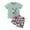 Light Green, variant on Fsqjgq Baby Boys Clothes Toddler Boy Outfits Cute Animal Embroidery Short Sleeved Tee Tops and Shorts Two Piece Children's Cotton Clothing Sets