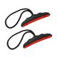 thumbnail image 5 of 2x manijas de kayak empuñaduras de mano manijas de tracción de kayak livianas y elegantes con cuerda para Rojo negro, 5 of 9