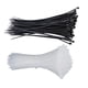 thumbnail image 4 of Injueey Bridas para cables de 100 Uds., 3x150mm, reutilizables, estándar, autoblocantes, de plástico, con cremallera de alambre de nailon Almacenamiento y organización del hogar negro, 4 of 6
