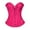 Hot Pink, variant on KHONTS,Women's Lace up Boned Overbust Corset Bustier Lingerie Bodyshaper Tops Yellow XS