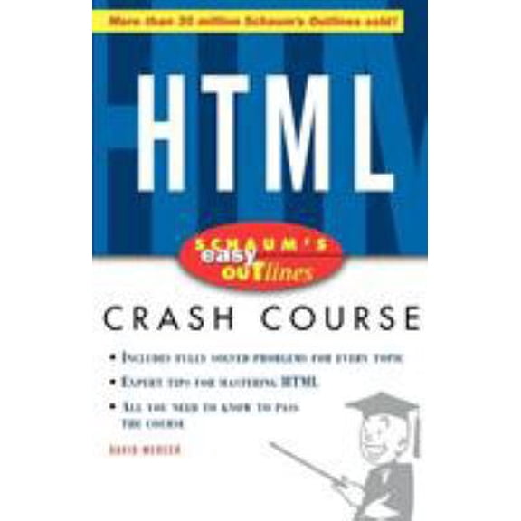 Pre-Owned Schaums Easy Outline of HTML (Paperback) 0071422420 9780071422420
