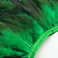 thumbnail image 6 of Honeeladyy Mardi Gras Feather Cape Collar for Women, Black Shoulder Shawl Cloak with Ribbon Tie, Christmas Party Costume Wedding Accessory, Green, 6 of 6