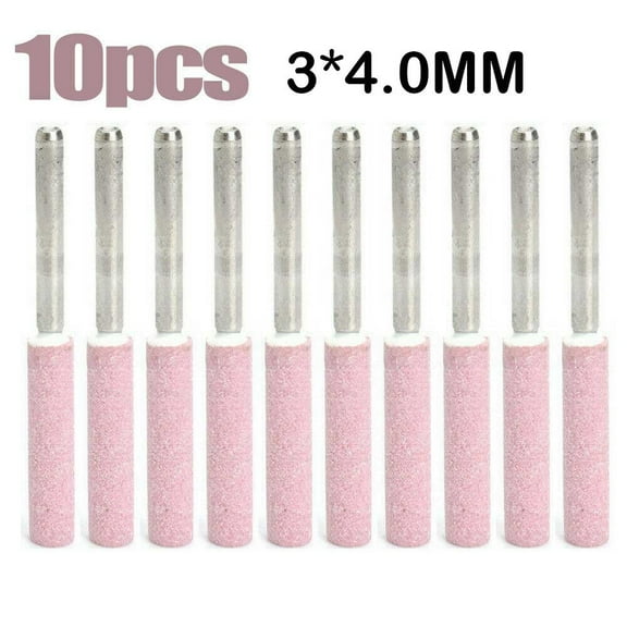 10Pcsset Chainsaw Sharpener, 4 8Mm Grinding Stone File Chain Saw Sharpening Tool, For Chainsaw Chains And Jade Carving