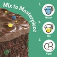 thumbnail image 3 of Pillsbury Funfetti Chocolate Cake Mix with Candy Bits, 15.25 oz Box, 3 of 17