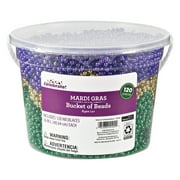 Way to Celebrate Mardi Gras Mardi Gras Bucket of Bead Necklaces - 120 Count