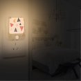 thumbnail image 2 of Yayeee LED Night Lights with Motion Detectors Auto Dusk to Dawn Light Sensors, 2 Pack, Abstract Triangles, 2 of 7