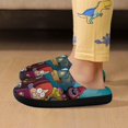 thumbnail image 6 of Kids Slippers Gravity Falls House Slippers Warm Soft Plush Slipper Anti-Slip Winter House Shoes for Boys Girls, 6 of 7